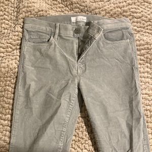Grey loft skinny corduroys, size 26